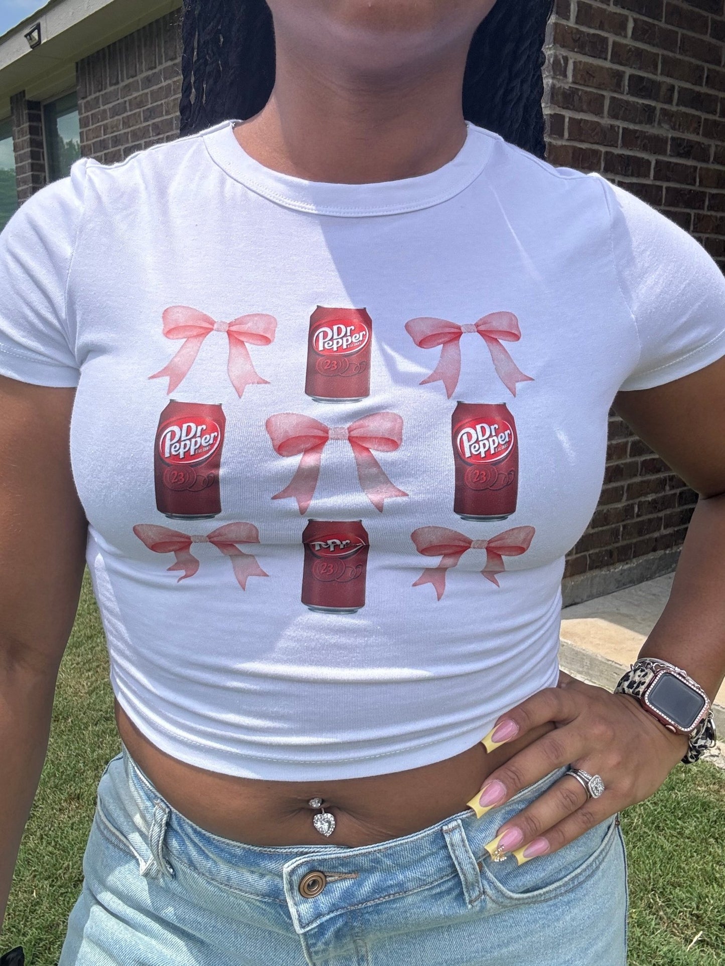 Dr.Pepper Love Coquette CropTop
