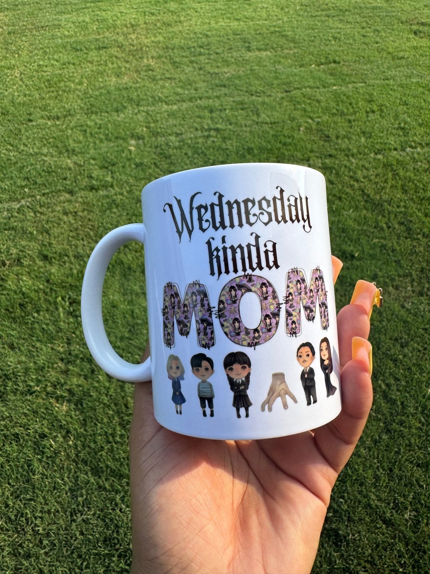 Wednesday Kinda Mom 16oz Mug