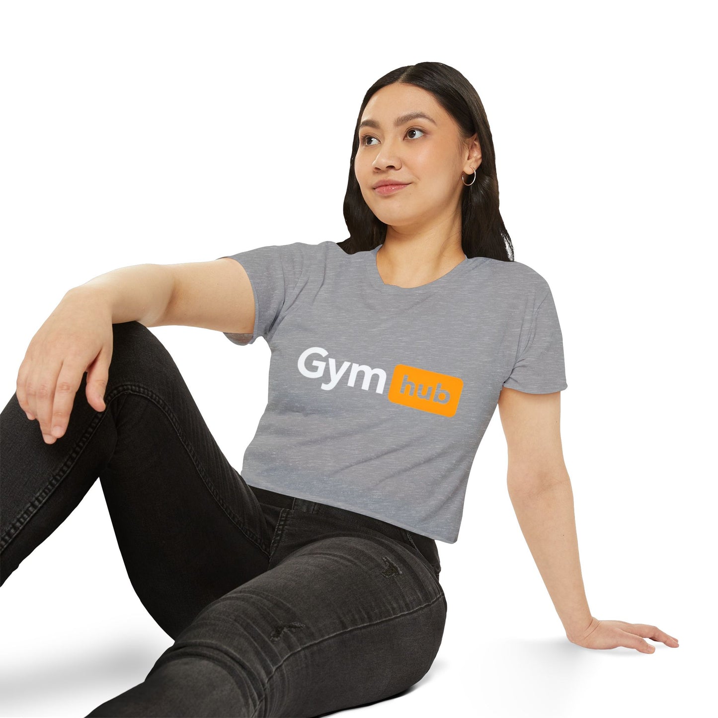 Gym Hub Women's Festival Crop Top - Trendy Activewear for Beach & Gym