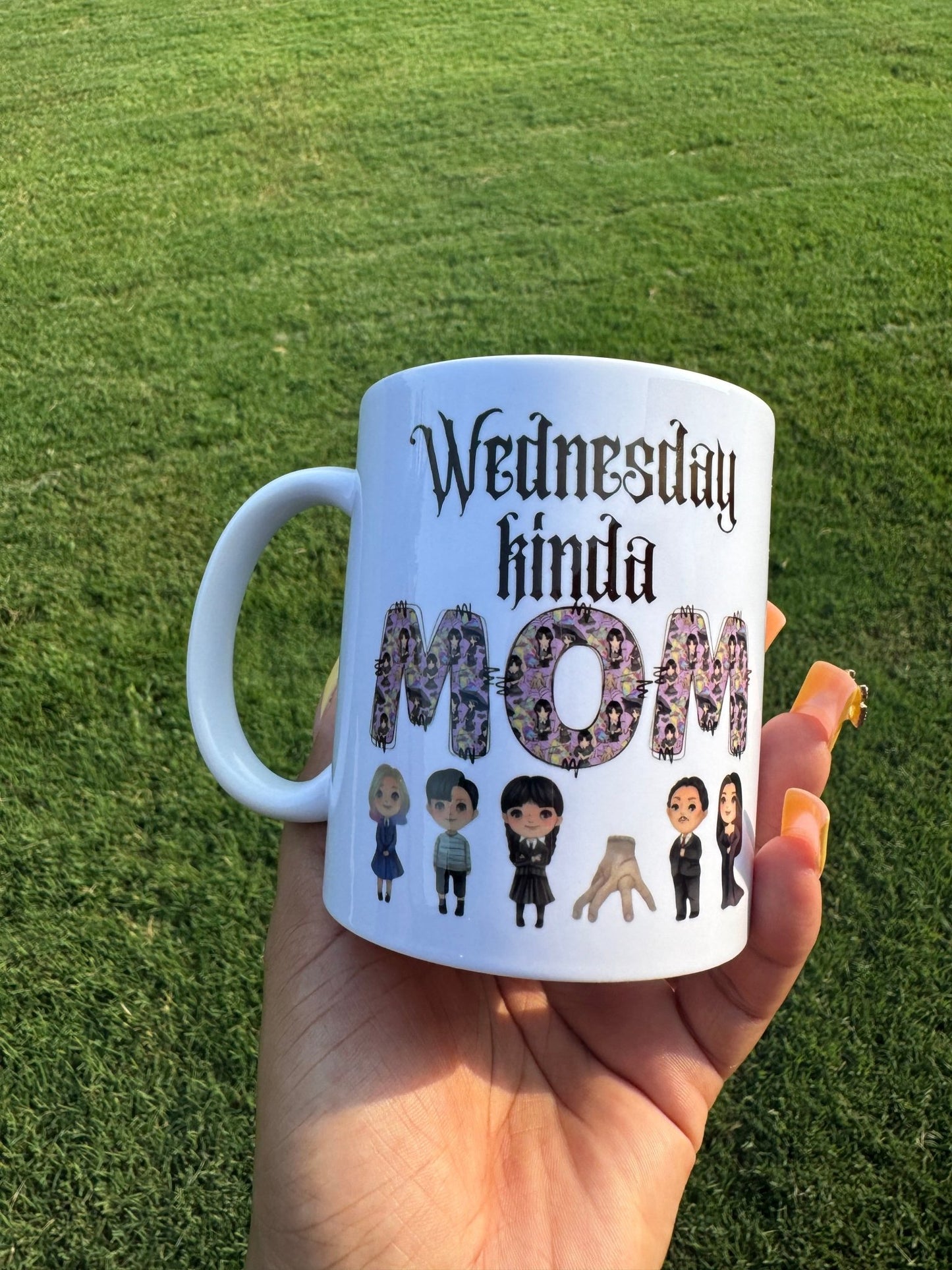 Wednesday Kinda Mom 16oz Mug