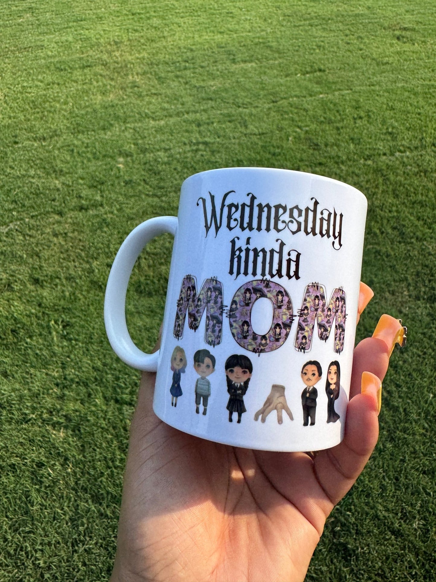 Wednesday Kinda Mom 16oz Mug