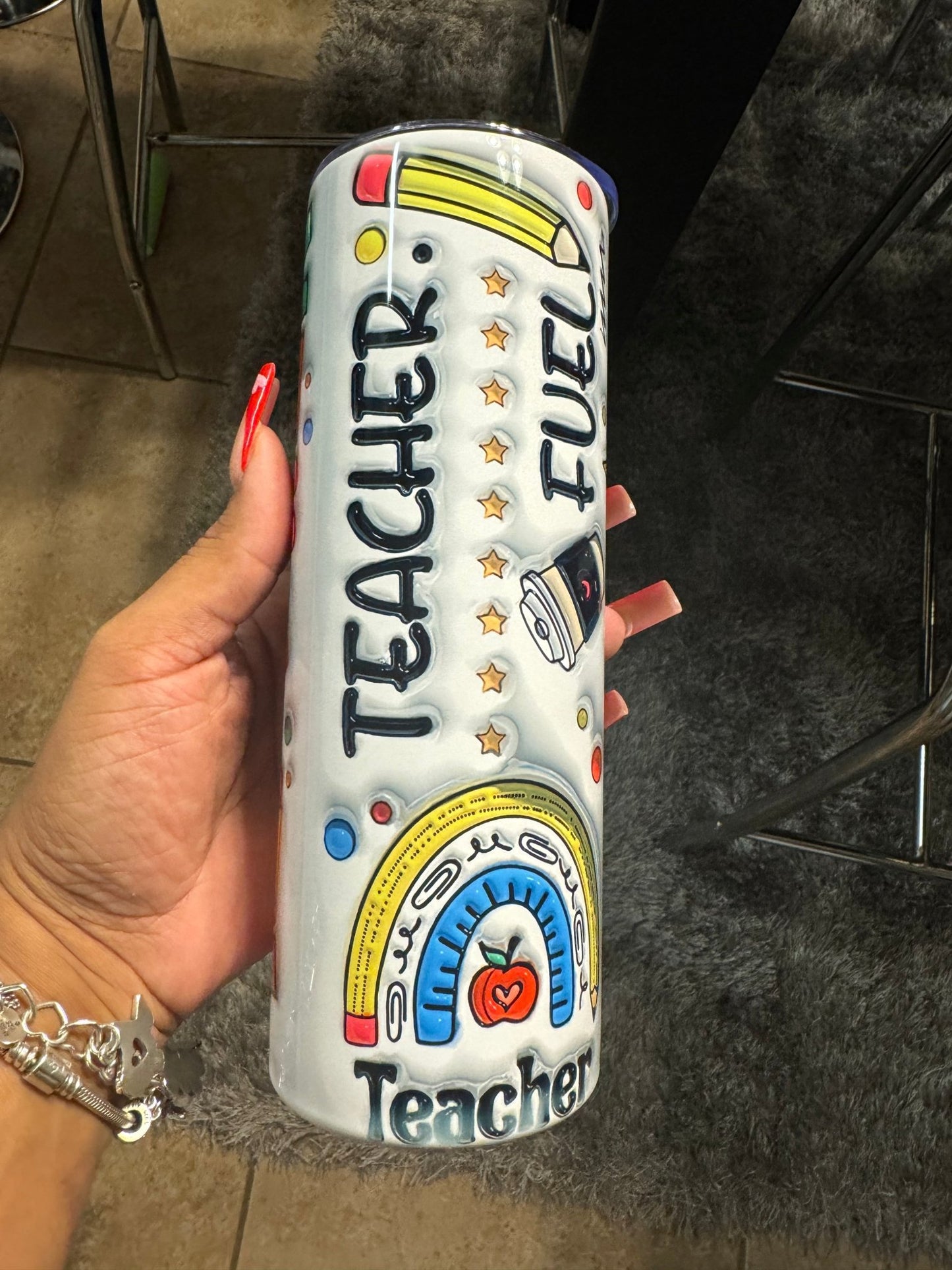Teacher Appreciation 3D 20oz Tumbler Cup